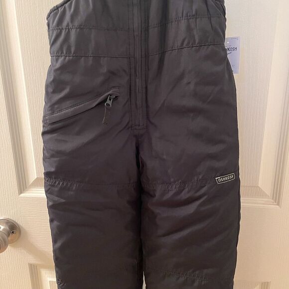 OshKosh B'gosh Black Perfect Snow Bib Overalls Snowsuit Boys Size 4 NWT - Picture 5 of 12